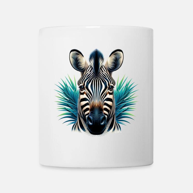 Zebra - Tasse - Weiß