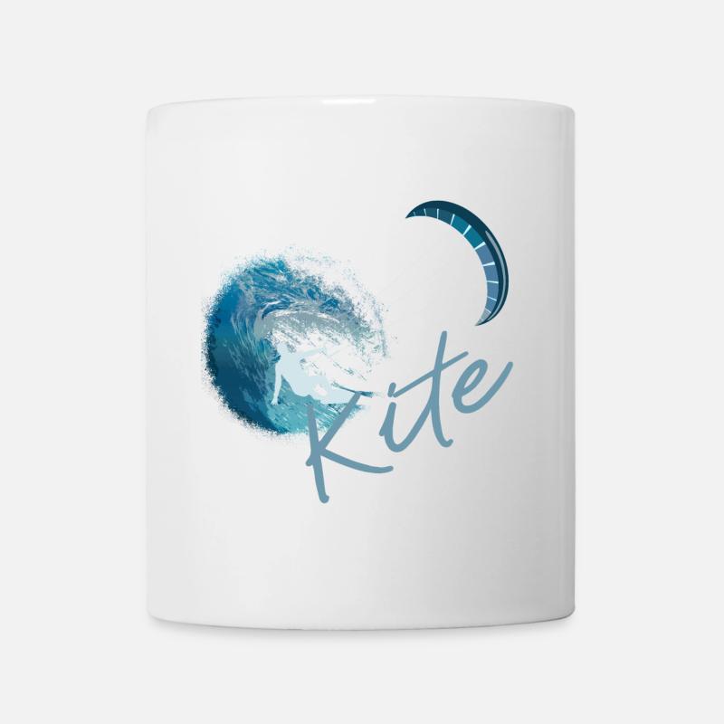 Kitesurfen - Tasse - Weiß