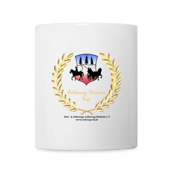 LOGO SH CUP Kampf der Landkreise - Tasse - Weiß - Vorne