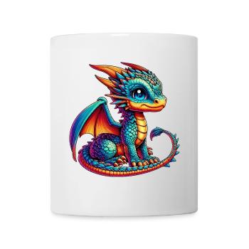 Baby-Drache - Tasse - Weiß - Vorne