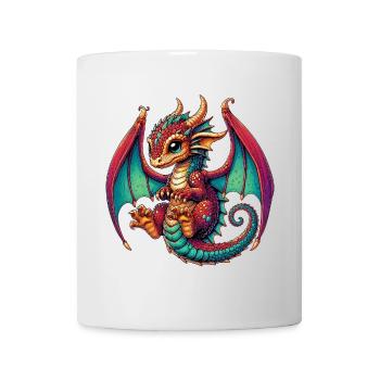 Dragon - Mug blanc - blanc - Devant