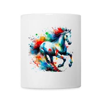 Cheval - Mug blanc - blanc - Devant