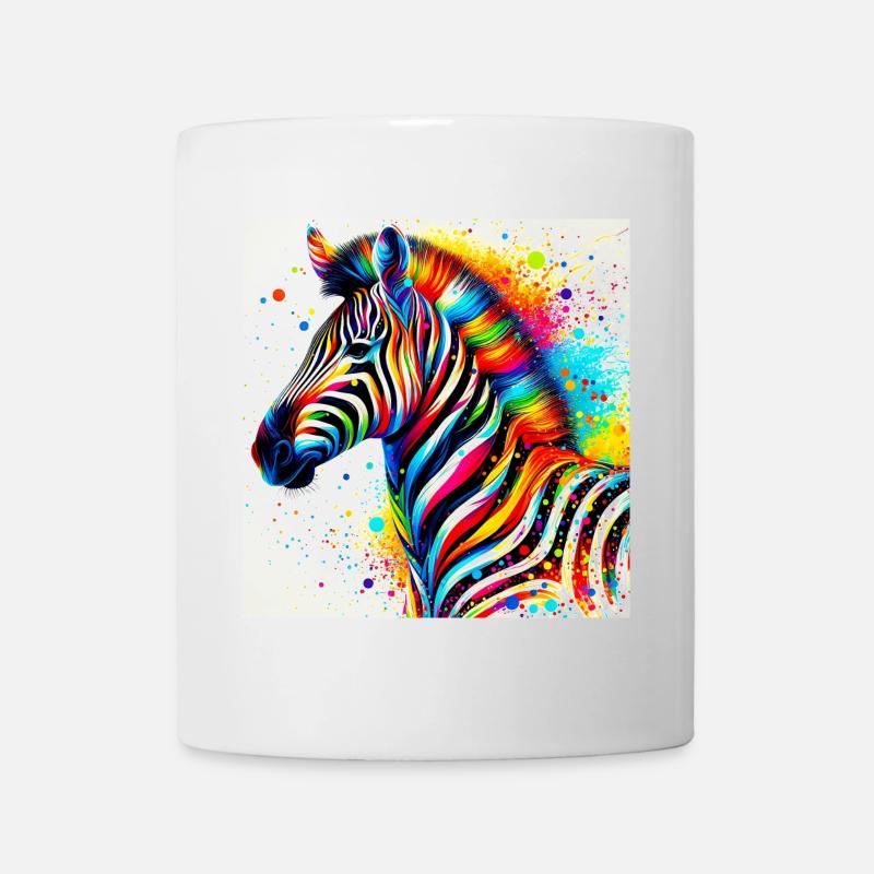 Zebra - Tasse - Weiß