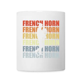 Retro Horn - Tasse - Weiß - Vorne