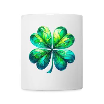 Four-leaf clover - Mug - white - Front
