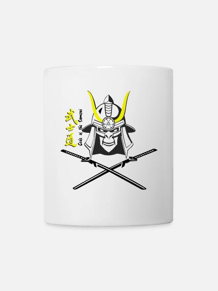 Samuraihelm Kabuto 5 - Tasse - Weiß
