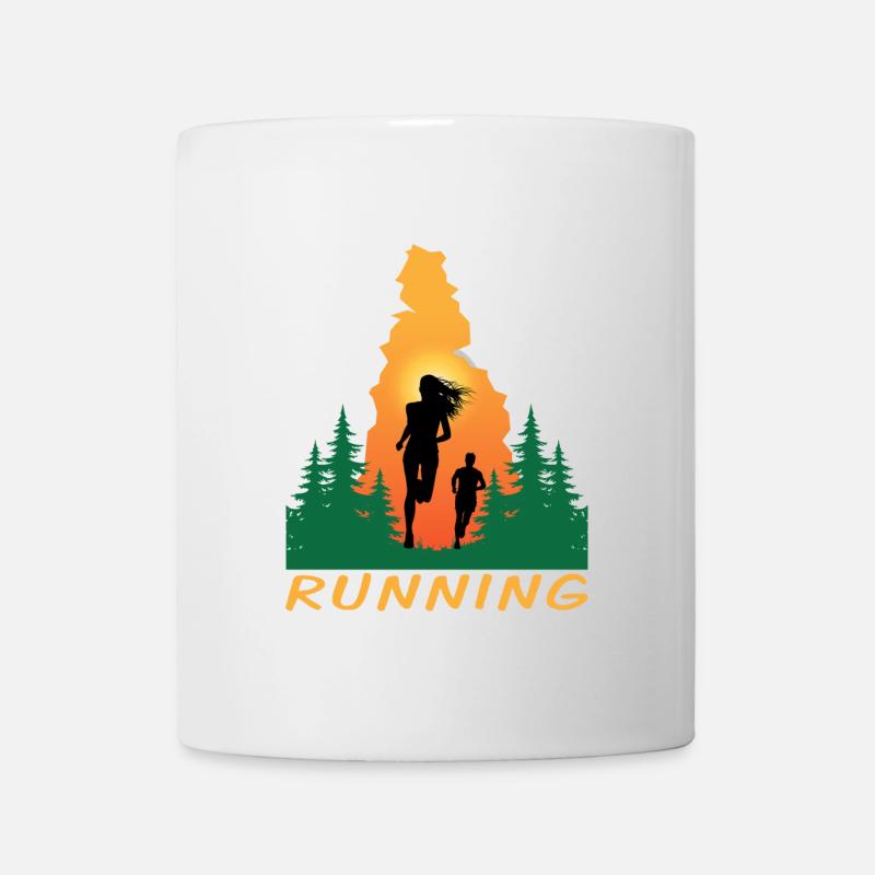 Running - Tasse - Weiß