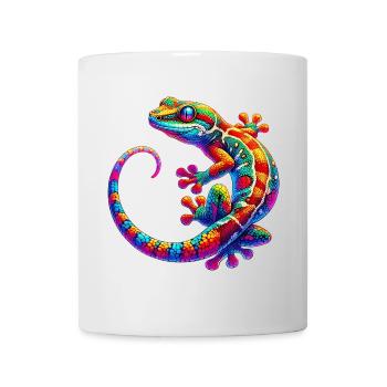 Gecko - Mug blanc - blanc - Devant