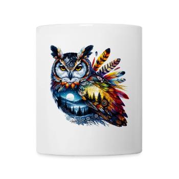 Eule - Tasse - Weiß - Vorne