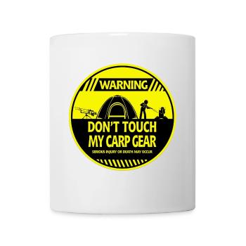 Karpfen-Warnung - Tasse - Weiß - Vorne