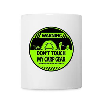 Karpfen-Warnung - Tasse - Weiß - Vorne