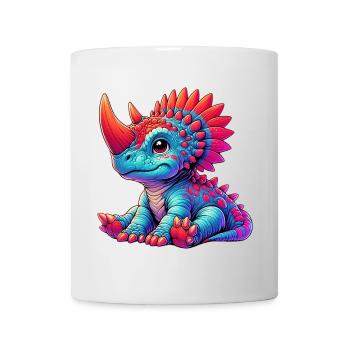 Dinosaurier - Tasse - Weiß - Vorne