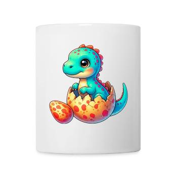 Dinosaurier - Tasse - Weiß - Vorne