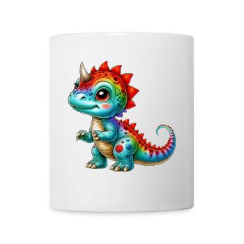 Dinosaurier - Tasse - Weiß - Vorne