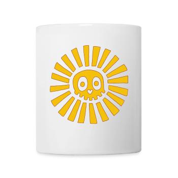 Sonniger Schädel - Tasse - Weiß - Vorne