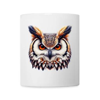 Eule - Tasse - Weiß - Vorne