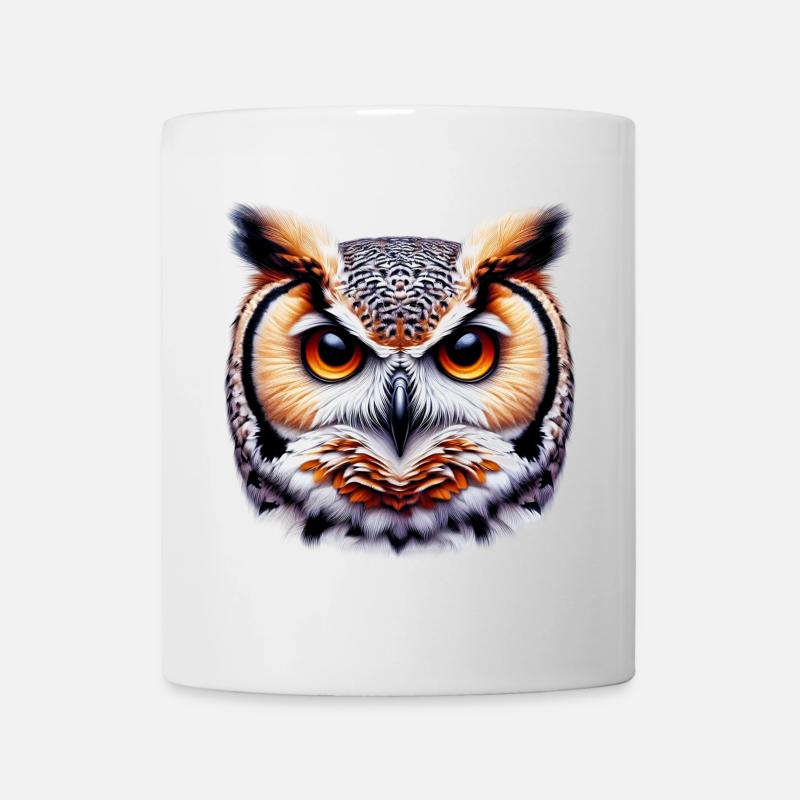 Eule - Tasse - Weiß
