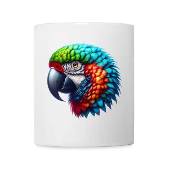 Papagei - Tasse - Weiß - Vorne