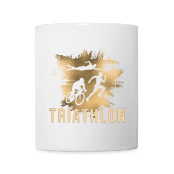 Triathlon - Tasse - Weiß - Vorne