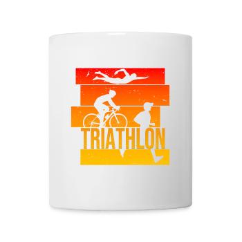 Triathlon - Tasse - Weiß - Vorne