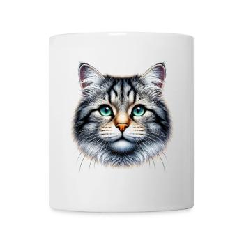 Chat - Mug blanc - blanc - Devant