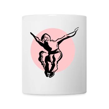 Ninja - couleur noire - Mug blanc - blanc - Devant