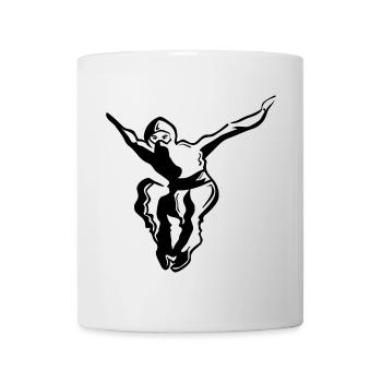 Ninja - noir - Mug blanc - blanc - Devant