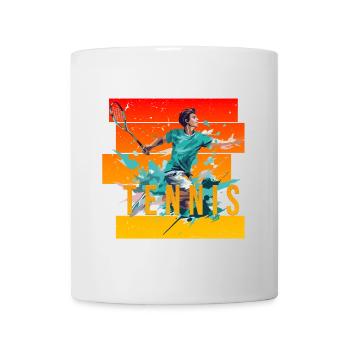 Tennis - Tasse - Weiß - Vorne