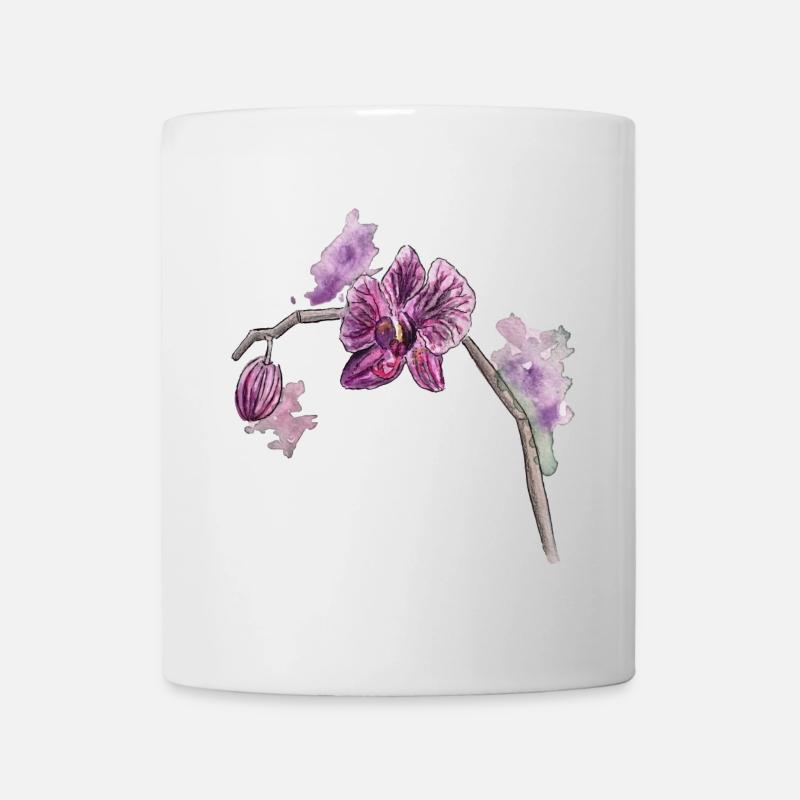 Orchid - Plant - Flower - Mug - white