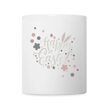 Easter greetings with flowers and pastel colors - Mug - white - Front