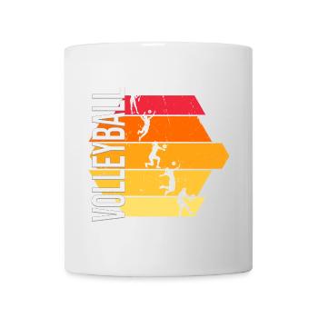Volleyball - Tasse - Weiß - Vorne