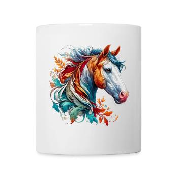 Cheval - Mug blanc - blanc - Devant