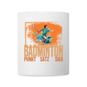 Punkt - Satz - Sieg - Tasse - Weiß - Vorne