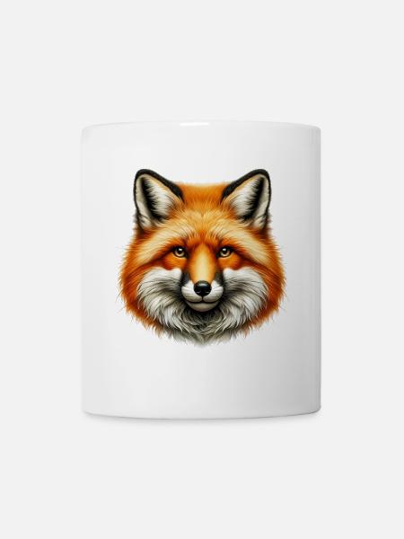 Fuchs - Tasse - Weiß