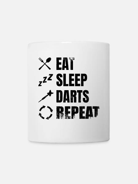 Dart Täglicher Zeitplan - Tasse - Weiß