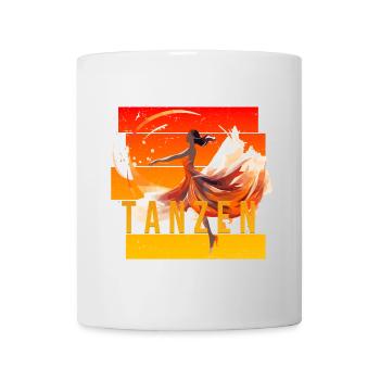 Tanzen - Tasse - Weiß - Vorne