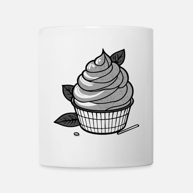 Crème glacée au matcha - Mug blanc - blanc