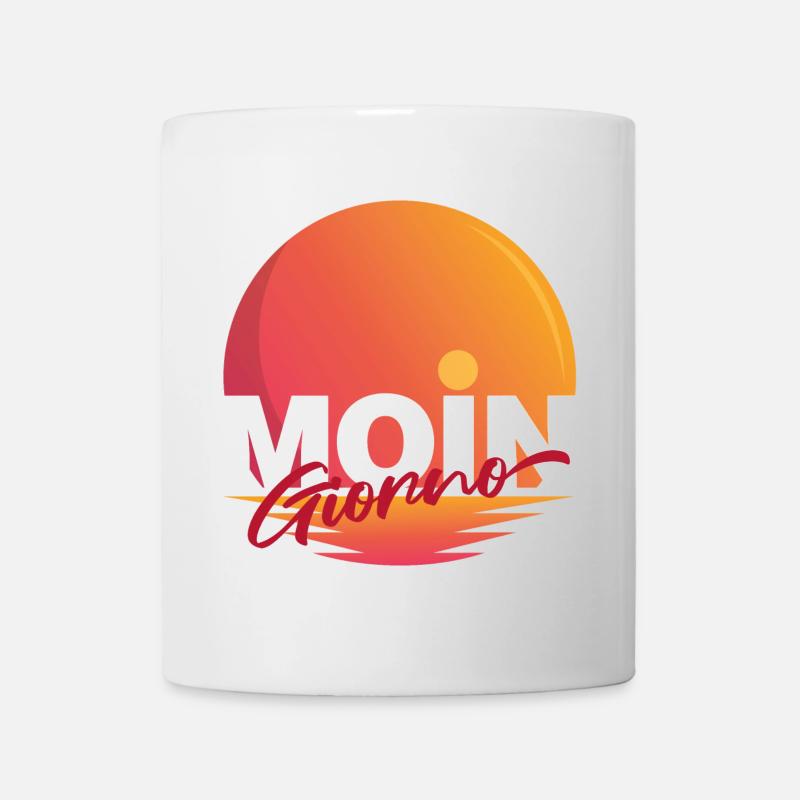 Moin Giorno - Tasse - Weiß