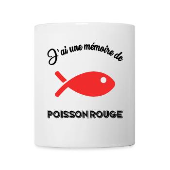 POISSON. MEMOIRE. SARDINE. POISSON D'AVRIL. MER - Mug blanc - blanc - Devant
