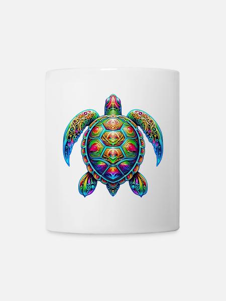 Schildkröte - Tasse - Weiß