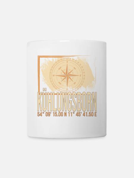 Kühlungsborn Koordinaten - Tasse - Weiß