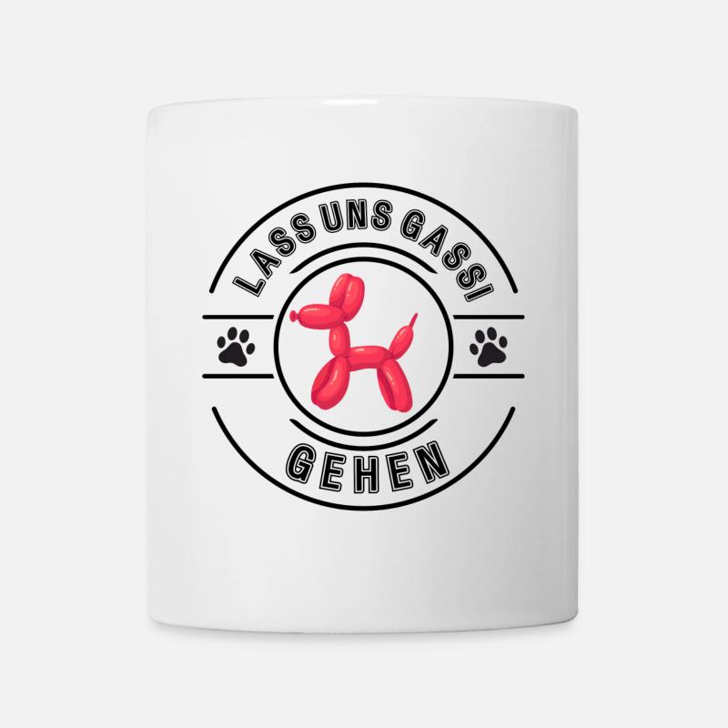 Komm wir gehen Gassi - Tasse - Weiß