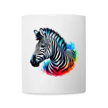 Zebra - Tasse - Weiß - Vorne