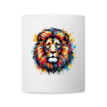 Lion - Mug blanc - blanc - Devant