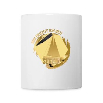 Mir reichts, ich geh Segeln - Tasse - Weiß - Vorne