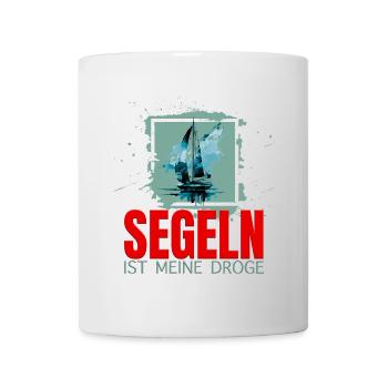 Segeln ist meine Droge - Tasse - Weiß - Vorne