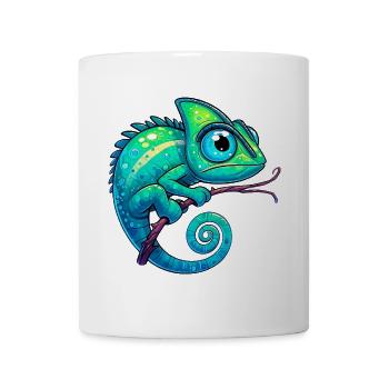 Chamäleon - Tasse - Weiß - Vorne