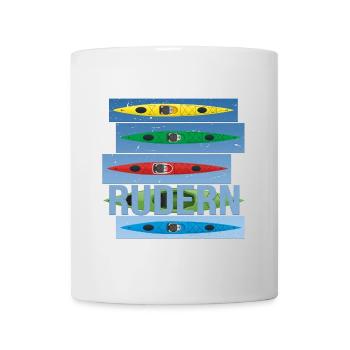 Rudern - Tasse - Weiß - Vorne