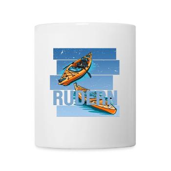 Rudern - Tasse - Weiß - Vorne