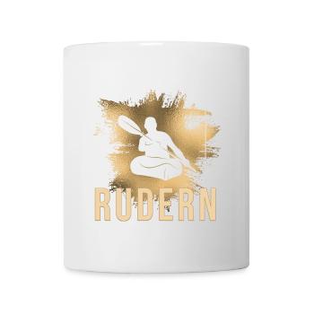Rudern - Tasse - Weiß - Vorne